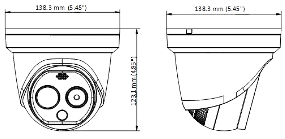 HIKVISION DS-2TD1217B-3/PA / 4Mpx 3.1mm / Thermal Camera