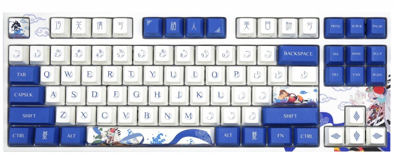 Varmilo VA87M Lovebirds-I Cherry MX Blue / VA87MA002A1A0A01A003 English
