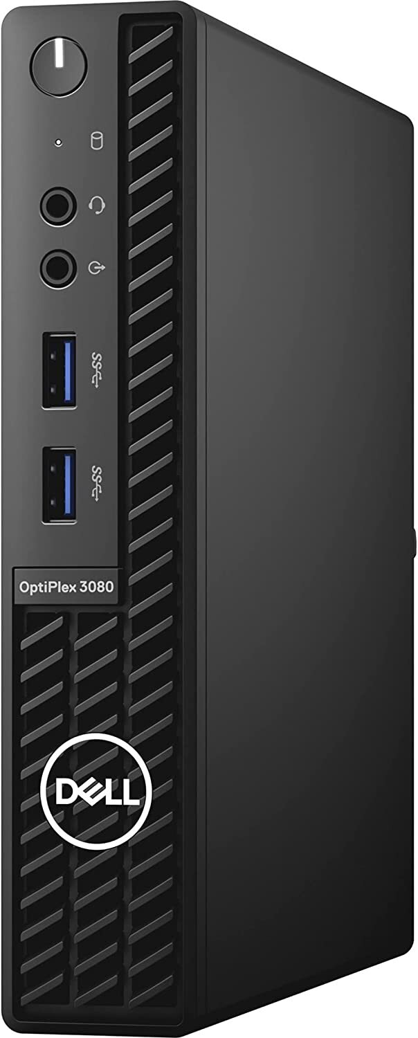 DELL Optiplex 3000 MFF / Core i3-12100T / 8GB RAM / 256GB SSD / Black Windows