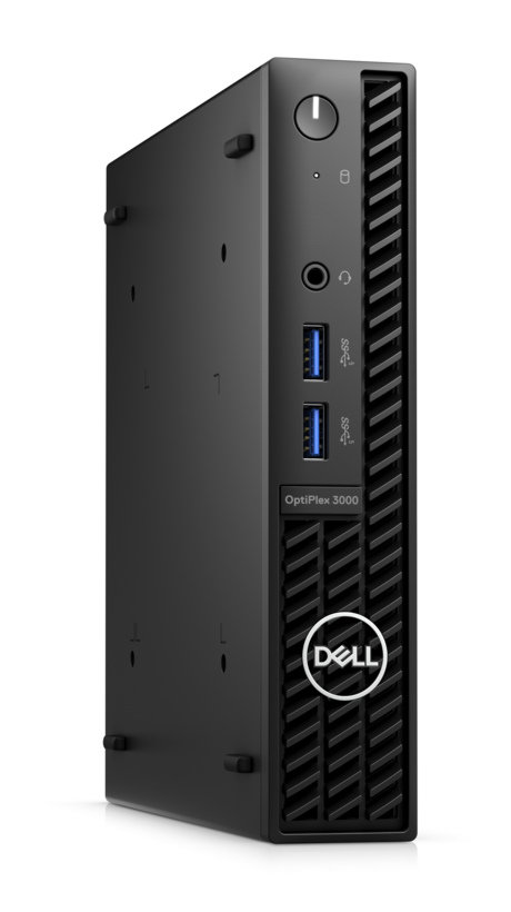 DELL Optiplex 3000 MFF / Core i3-12100T / 8GB RAM / 256GB SSD / Black Linux DOS