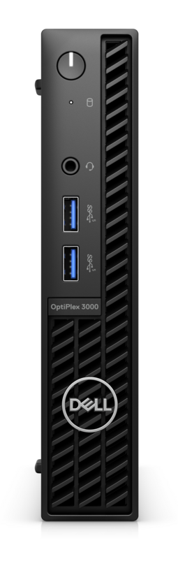 DELL Optiplex 3000 MFF / Core i3-12100T / 8GB RAM / 256GB SSD / Black Linux DOS