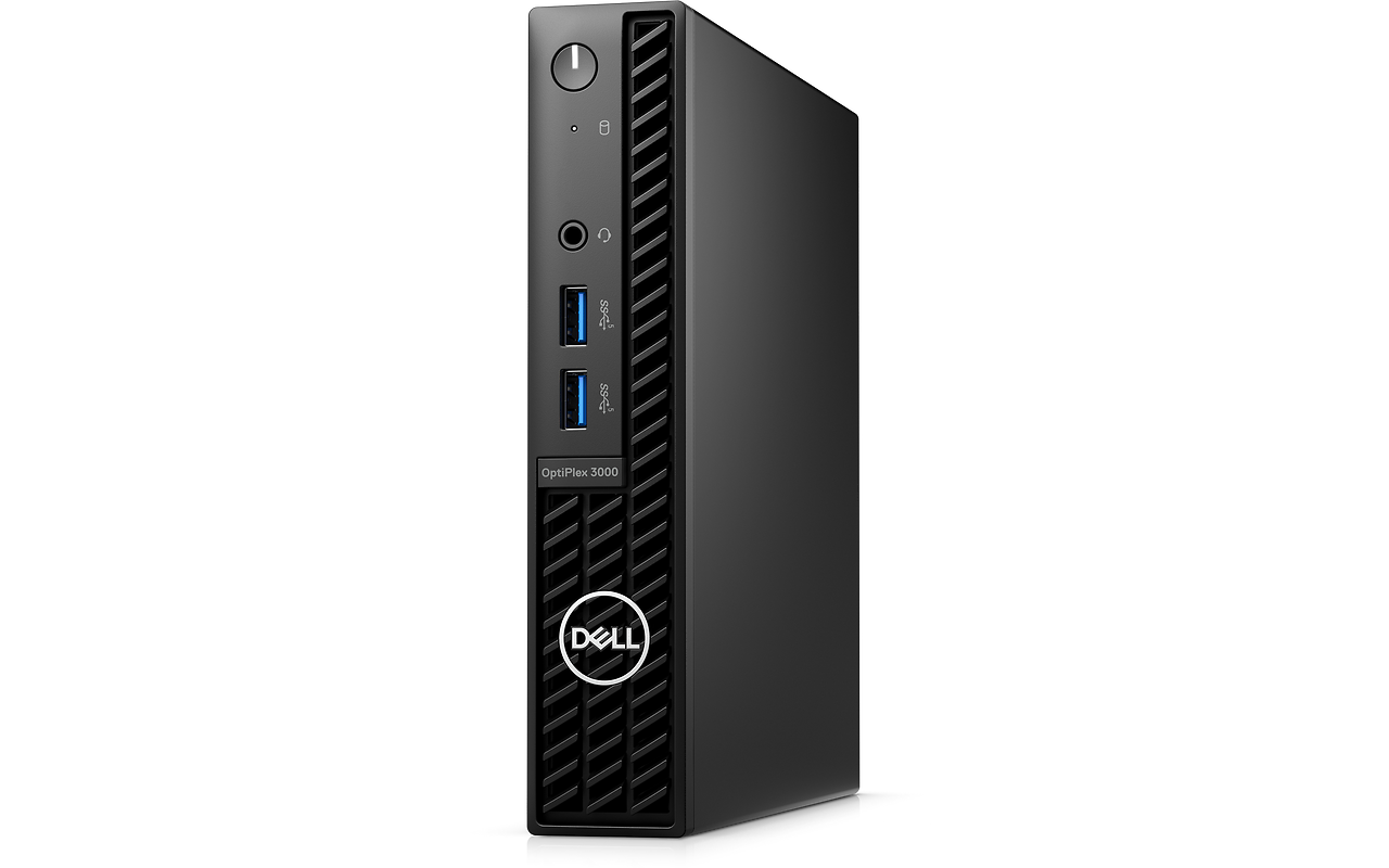 DELL Optiplex 3000 MFF / Core i5-12500T / 8GB RAM / 256GB SSD / Black Windows