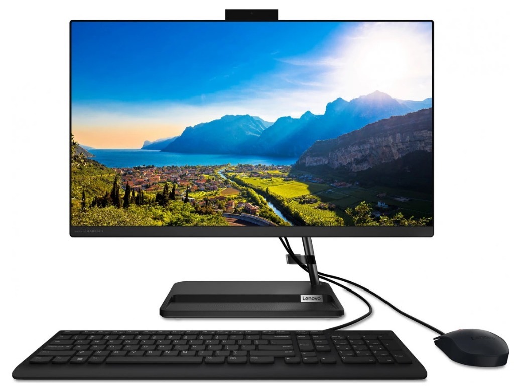 Lenovo IdeaCentre 3 22ITL6 / 21.5 FullHD WVA / Pentium Gold 7505 / 4GB DDR4 / 256GB NVMe / Black Windows