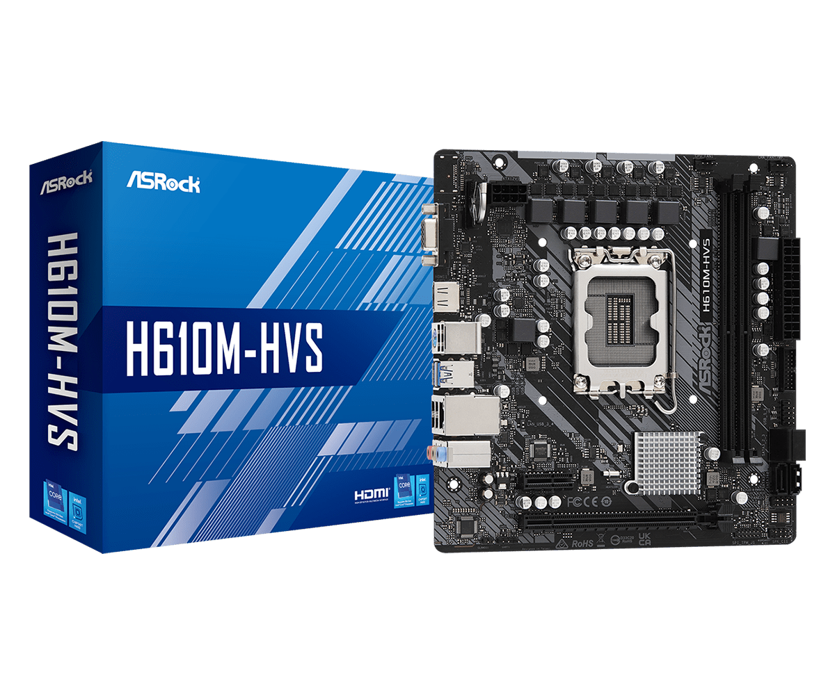 ASRock H610M-HVS / mATX LGA1700 DDR4 3200