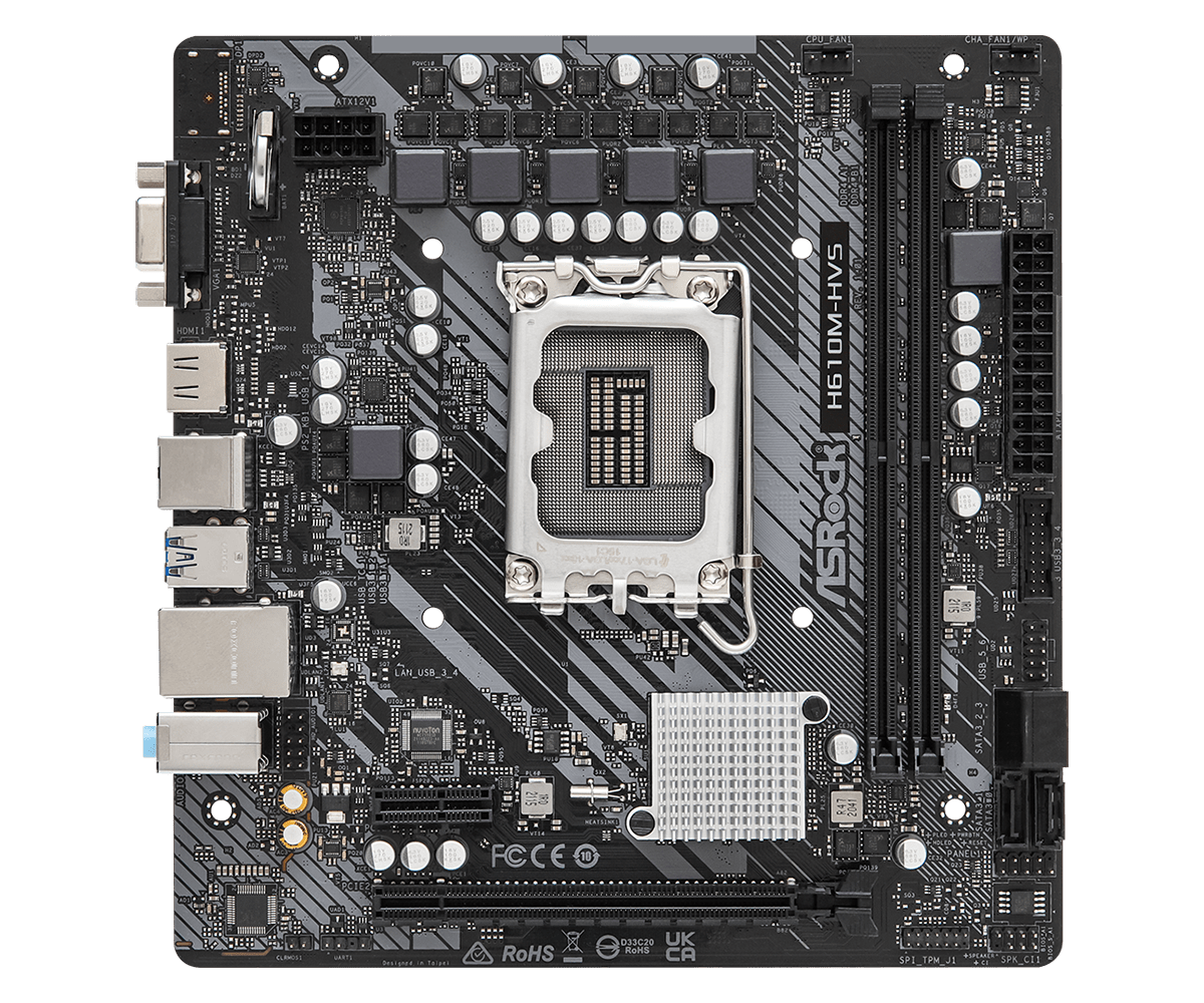 ASRock H610M-HVS / mATX LGA1700 DDR4 3200