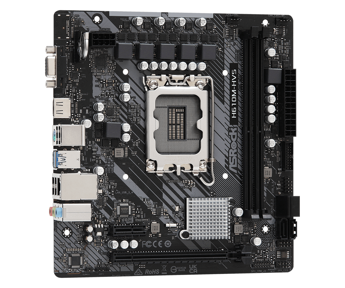 ASRock H610M-HVS / mATX LGA1700 DDR4 3200