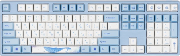 Varmilo VA108M Sea Melody Cherry MX Red / VA108MR2W/WBPE7HR