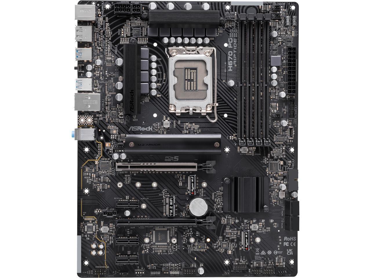 ASRock H670 PG RIPTIDE / ATX LGA1700 4xDDR4 5000