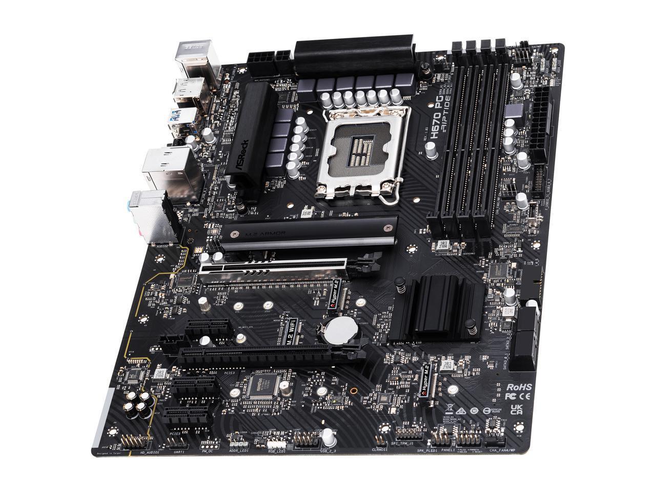 ASRock H670 PG RIPTIDE / ATX LGA1700 4xDDR4 5000