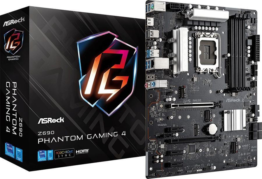 ASRock Z690 PHANTOM GAMING 4/D / ATX LGA1700 4xDDR5 5800