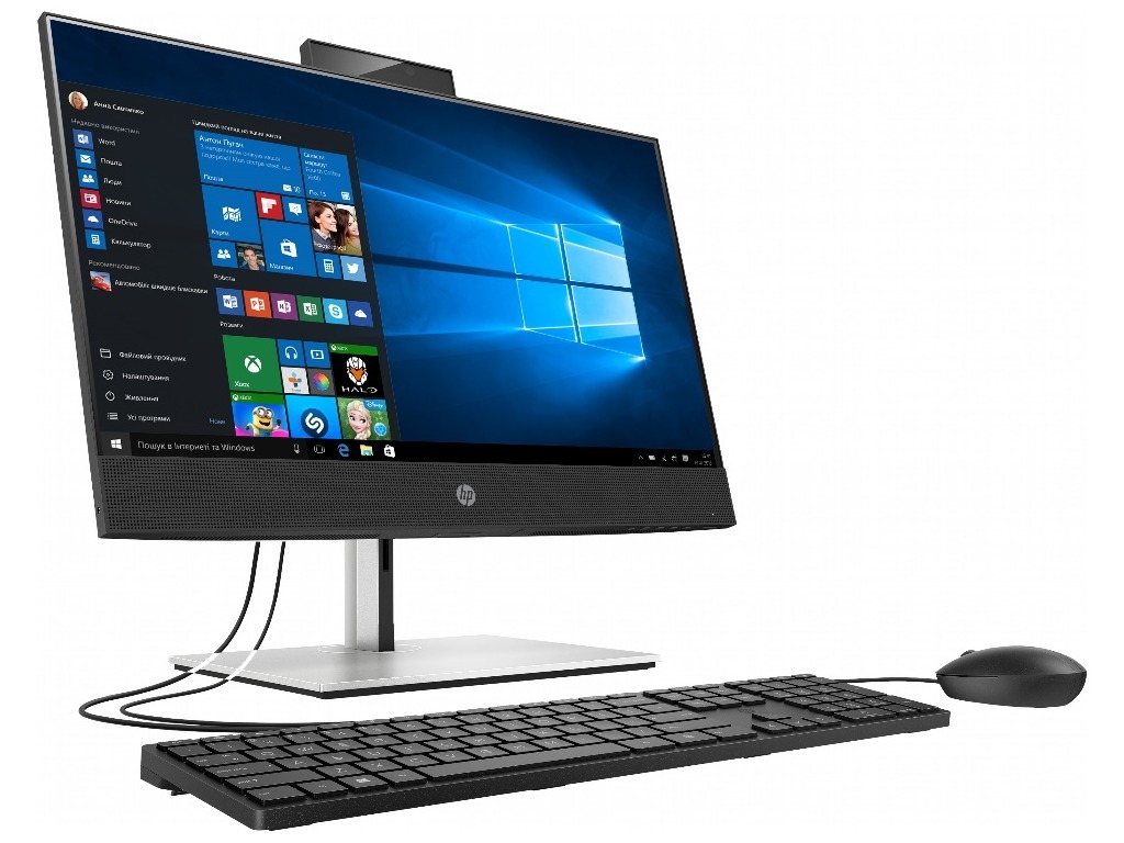 HP ProOne 440 G6 / 23.8 FullHD / Core i7-10700T / 8GB DDR4 / 512GB NVMe / Black / Windows