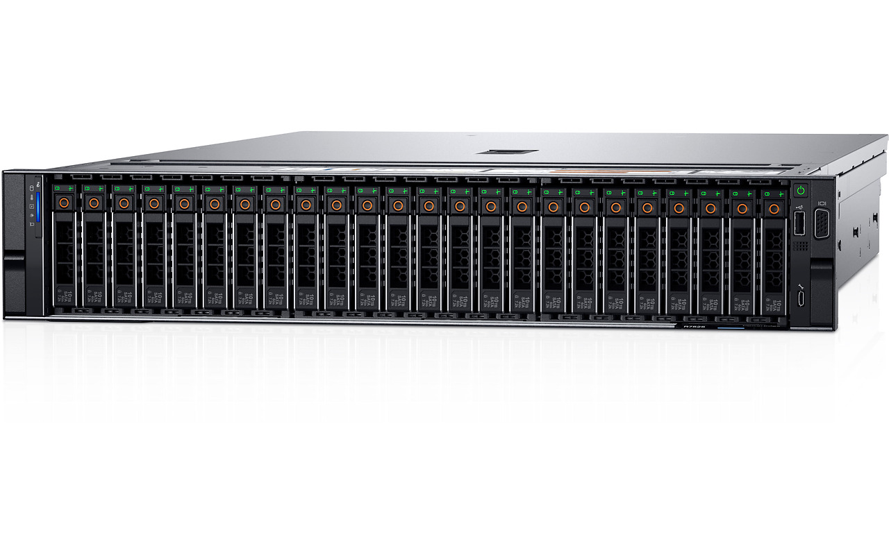 DELL PowerEdge R7525 2U / 2x AMD EPYC 7452 / 2x 32GB ECC / BOSS 2x 240GB M.2 / 4x 960GB SSD / PERC H755 / IDRAC9 / 2x 1400W PSU /
