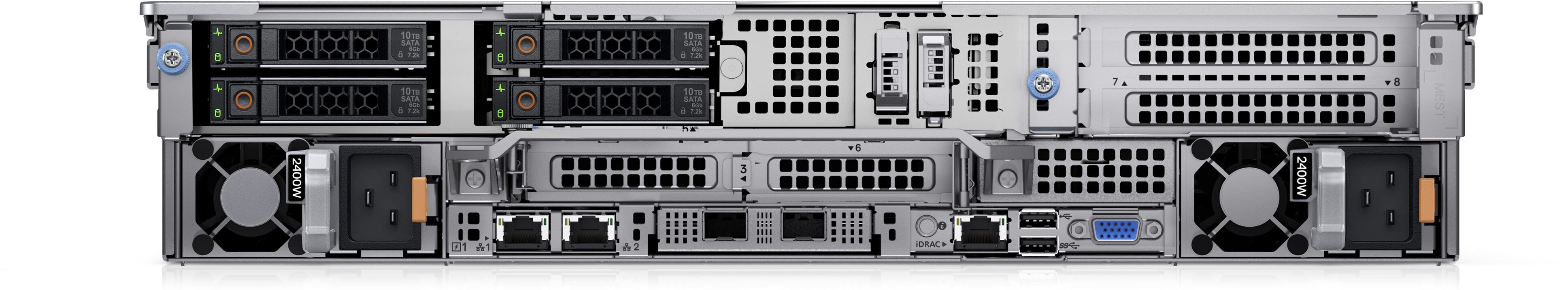 DELL PowerEdge R750 2U / 2x Xeon Silver 4314 / 2x 32GB ECC / BOSS 2x 240GB M.2 / 12x 8.0TB SATA / PERC H755 / IDRAC9 / 2x 800W PSU /