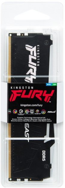Kingston FURY Beast RGB 16GB DDR5 5200 / KF552C40BBA-16