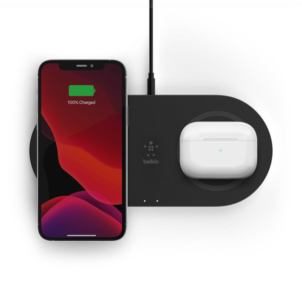Belkin Dual Pads Wireless Charging Qi 15W / WIZ008VFWH