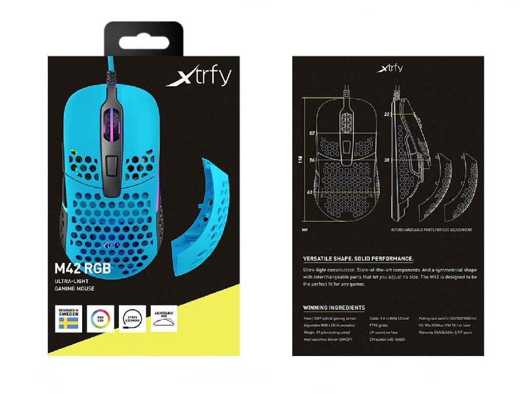 XTRFY M42 RGB USB / XG-M42-RGB-BLUE