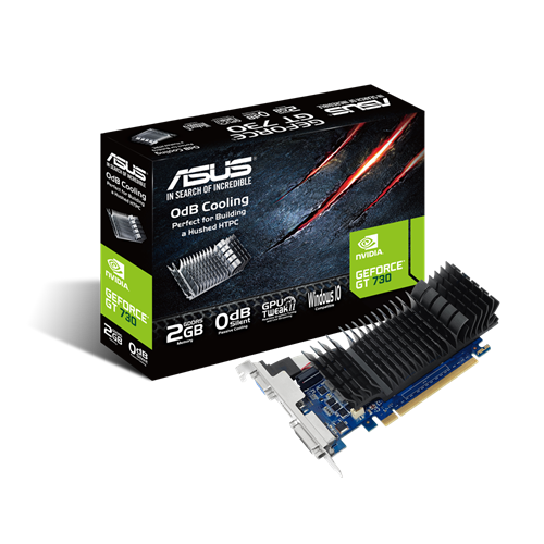 ASUS GeForce GT730 2GB GDDR5 64bit / GT730-SL-2GD5-BRK-E