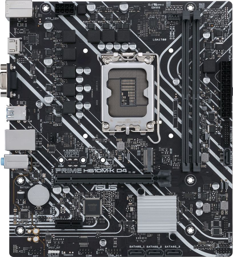ASUS PRIME H610M-K D4 / mATX LGA1700 DDR4