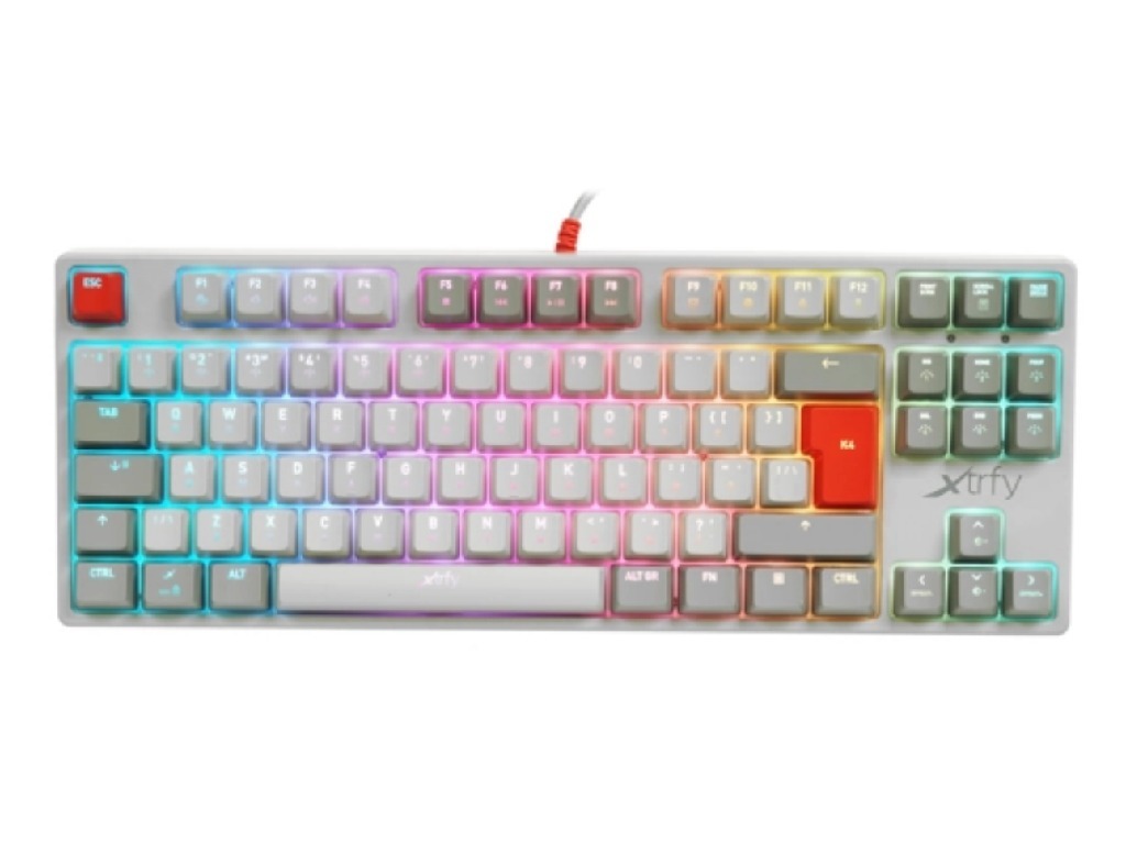 XTRFY K4 TKL RGB Kailh Red / XG-K4-RGB-TKL-RETRO-RRUS