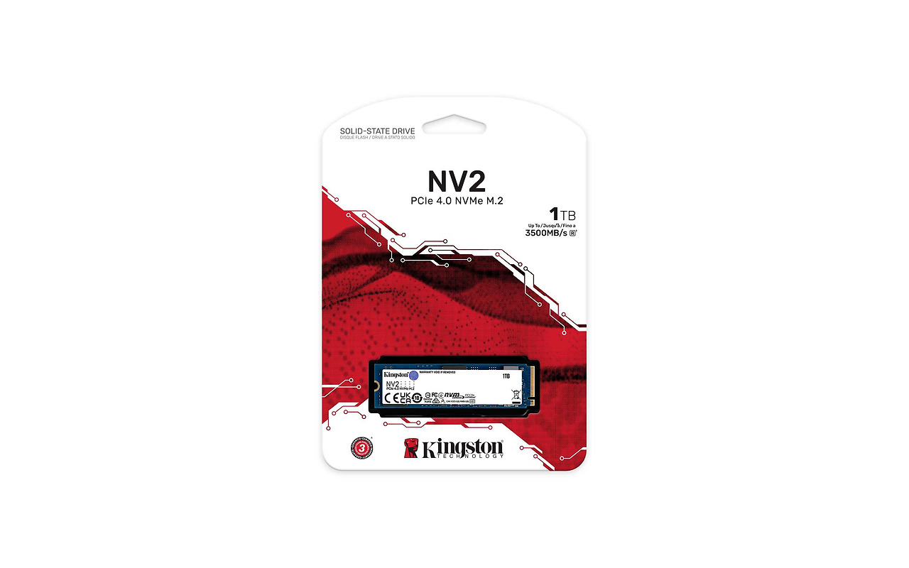 Kingston NV2 SNV2S/1000G / M.2 NVMe SSD 1.0TB