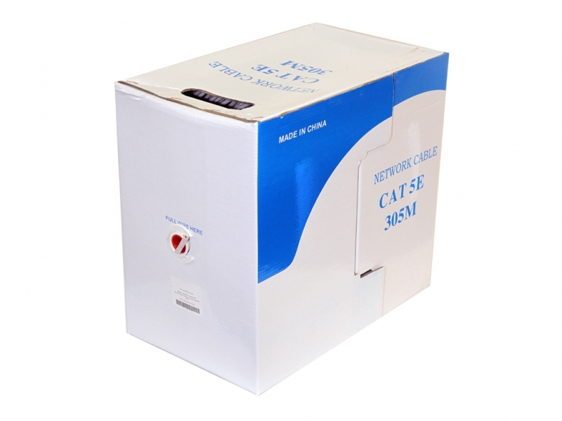 SPACER RCAT5ECU / UTP Cat.5E, 24awg 4X2X1/0.51 STRANDED COPPER 305M