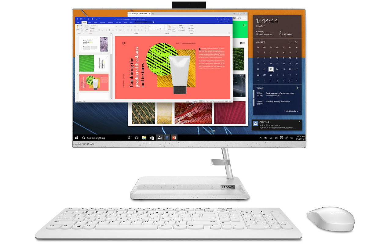 Lenovo IdeaCentre 3 22ITL6 / 21.5 FullHD WVA / Pentium Gold 7505 / 4GB DDR4 / 256GB NVMe / White Linux DOS
