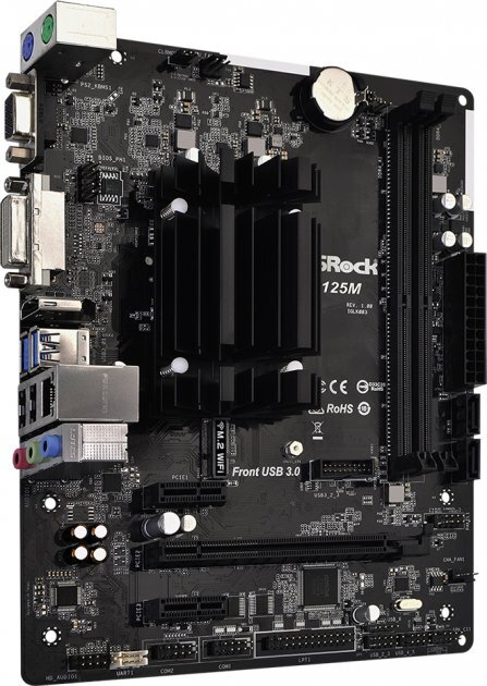 ASRock J4125M / CPU J4125 + MB mATX 2xDDR4