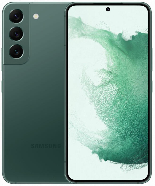 Samsung Galaxy S22 / 6.1 Dynamic AMOLED 2X 120Hz / Snapdragon 8 Gen 1 / 8GB / 256GB / 3700mAh Green