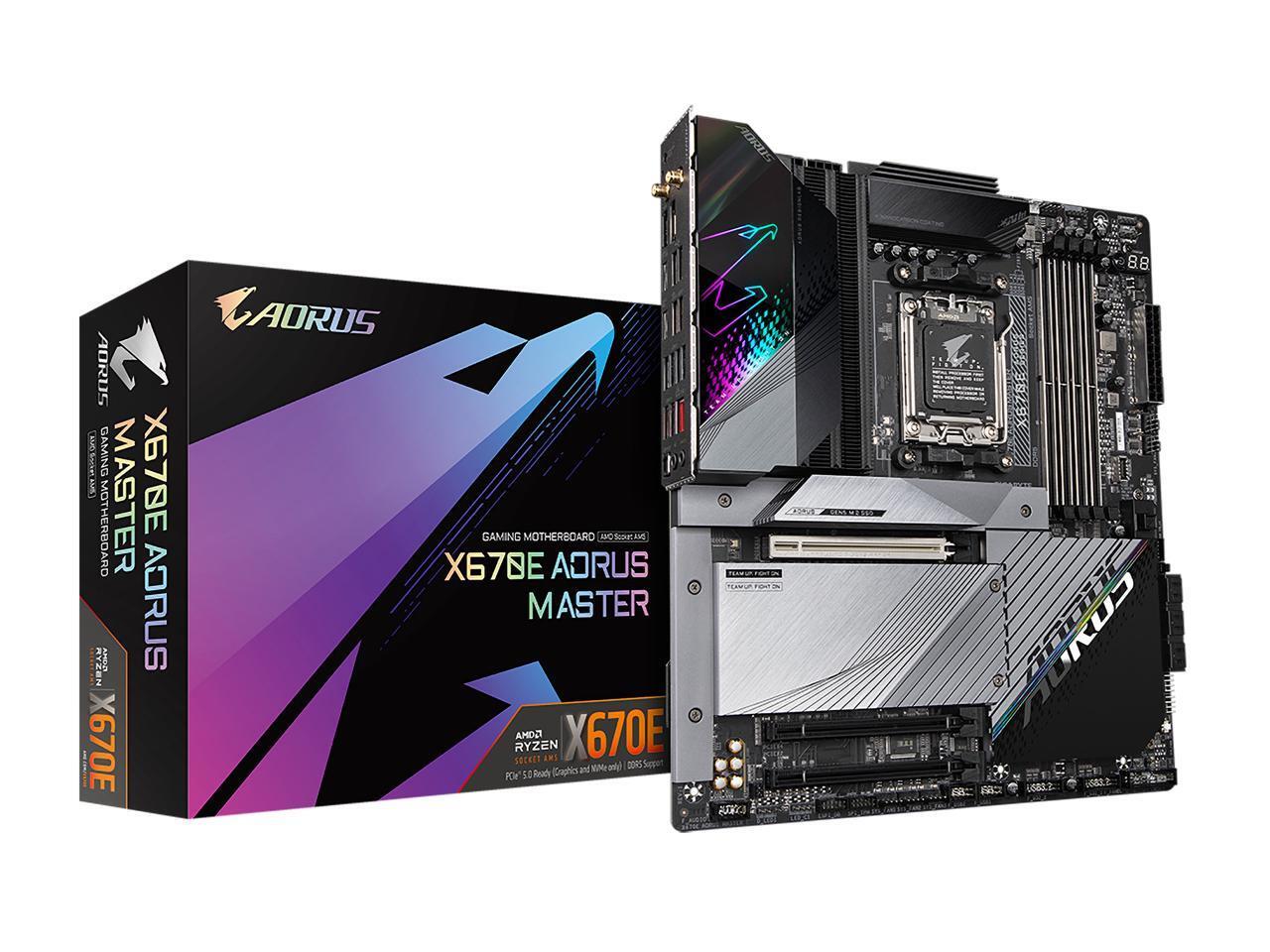 GIGABYTE X670E AORUS MASTER / E-ATX AM5 DDR5