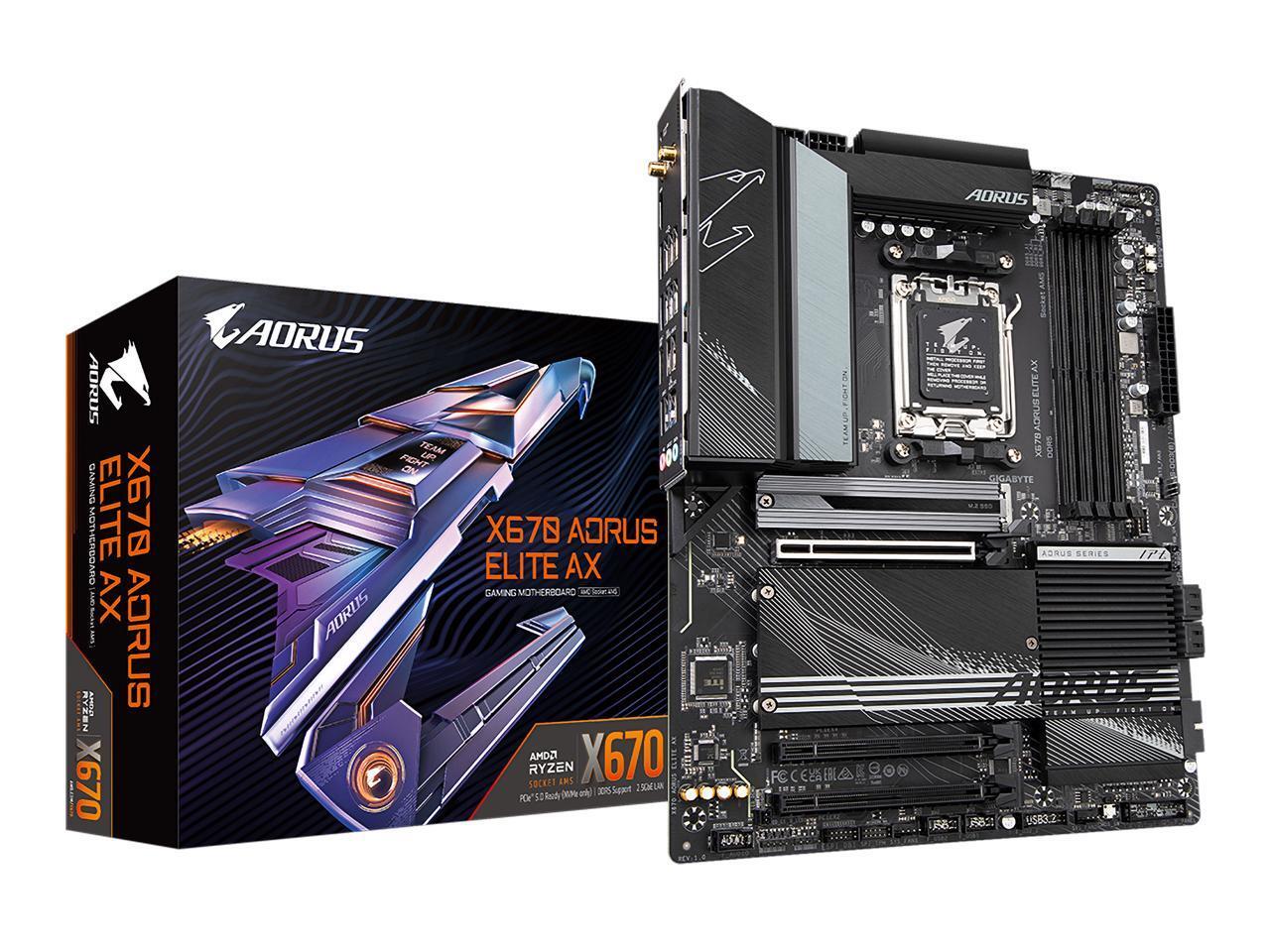 GIGABYTE X670 AORUS ELITE AX / ATX AM5 DDR5