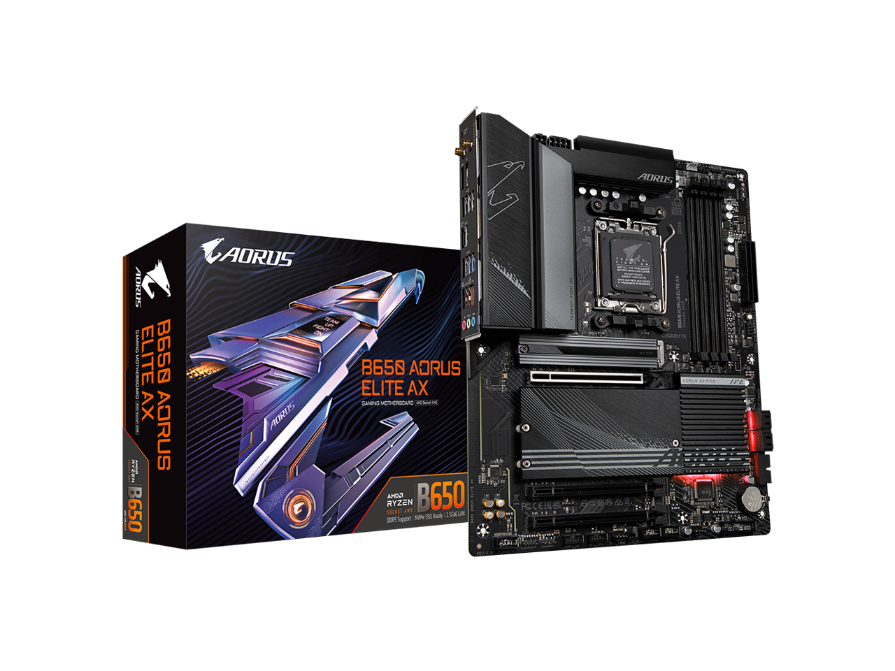 GIGABYTE B650 AORUS ELITE AX / ATX AM5 DDR5 5200
