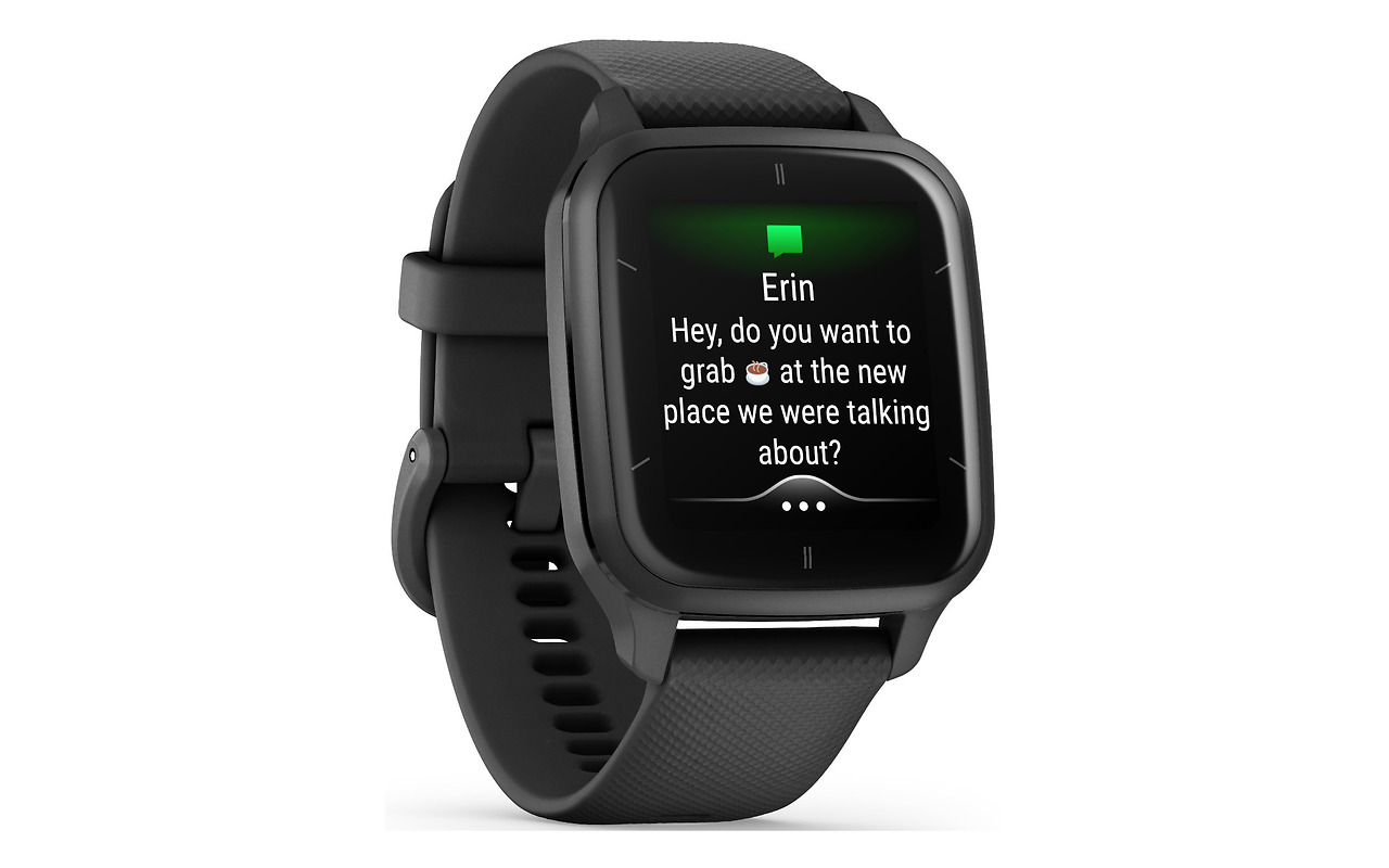 Garmin Venu Sq 2 - Music Edition Silicone Band Black