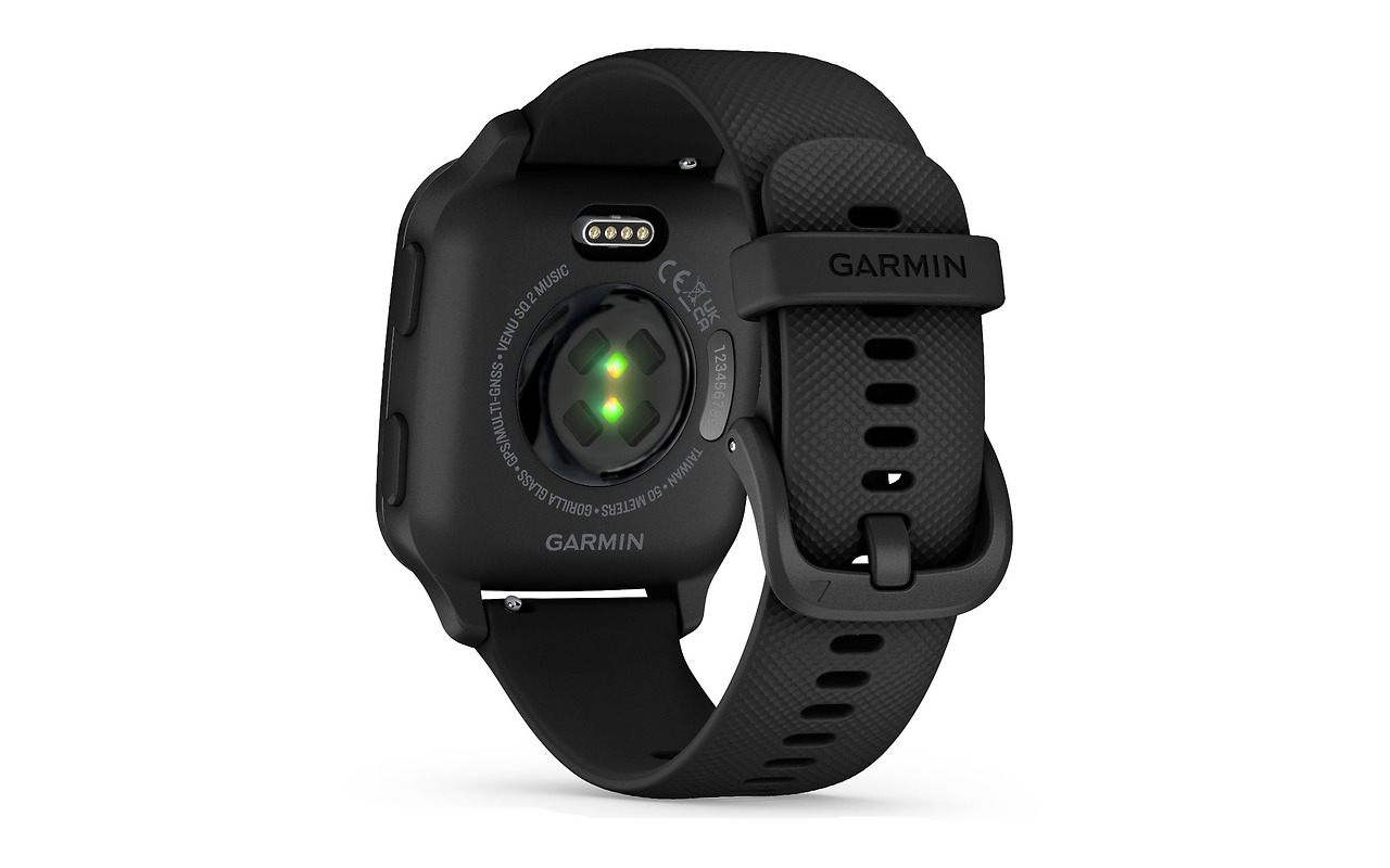 Garmin Venu Sq 2 - Music Edition Silicone Band Black