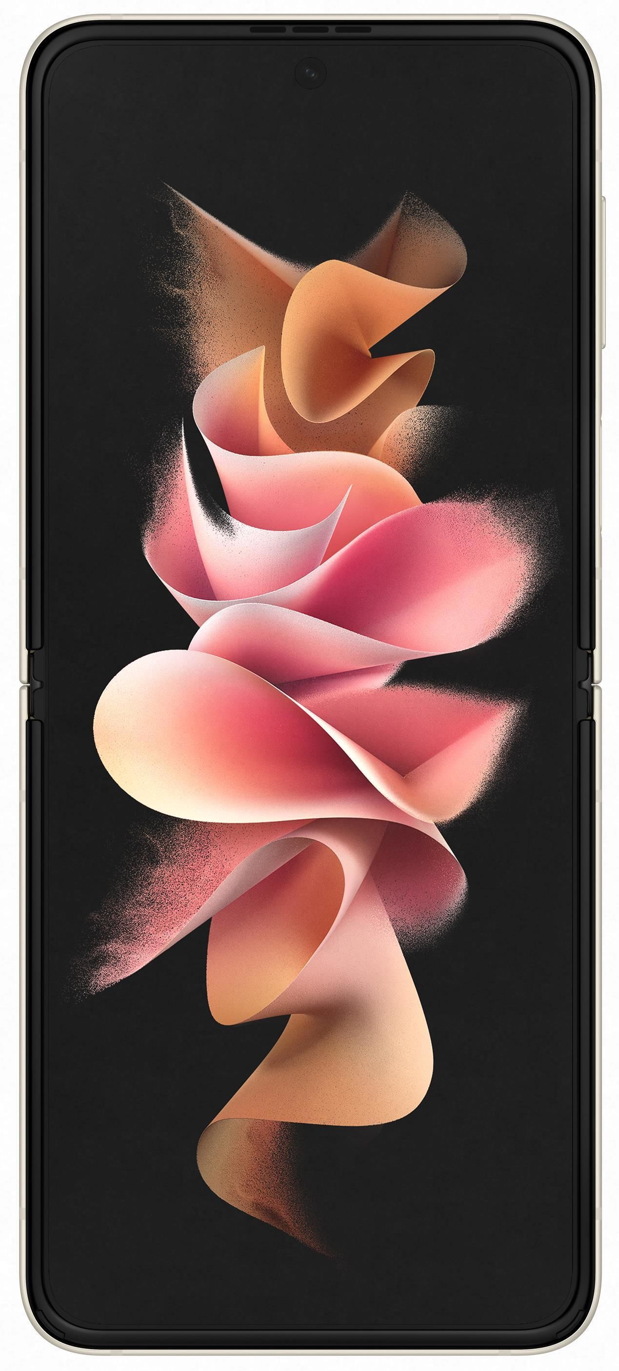 Samsung Galaxy Z Flip3 5G / Foldable 6.7 Dynamic AMOLED + 1.9 Super AMOLED / Snapdragon 888 / 8GB / 256GB / 3300mAh / Beige