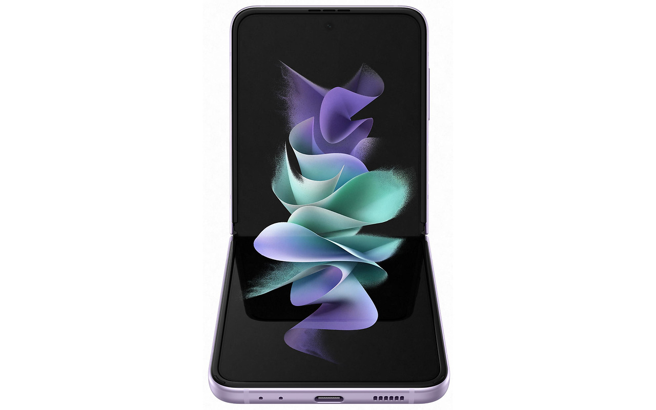 Samsung Galaxy Z Flip3 5G / Foldable 6.7 Dynamic AMOLED + 1.9 Super AMOLED / Snapdragon 888 / 8GB / 256GB / 3300mAh / Purple