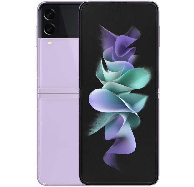 Samsung Galaxy Z Flip3 5G / Foldable 6.7 Dynamic AMOLED + 1.9 Super AMOLED / Snapdragon 888 / 8GB / 256GB / 3300mAh / Purple