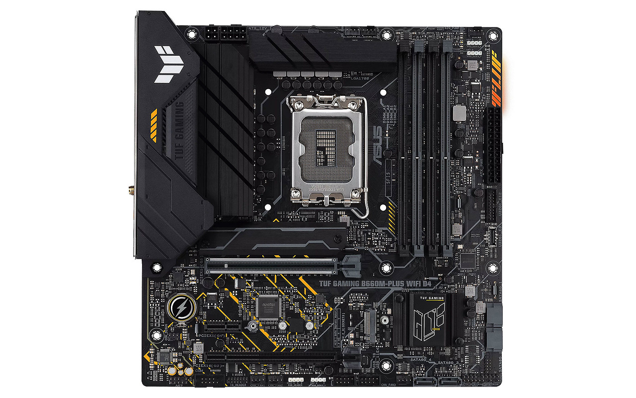 ASUS TUF GAMING B660M-PLUS WI-FI D4 / mATX LGA1700 DDR4 5333