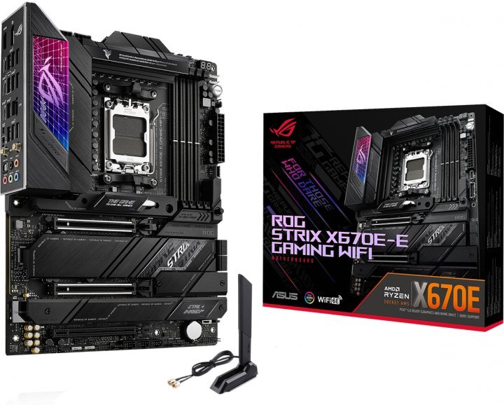ASUS ROG STRIX X670E-E GAMING WI-FI / ATX AM5 DDR5 6400+