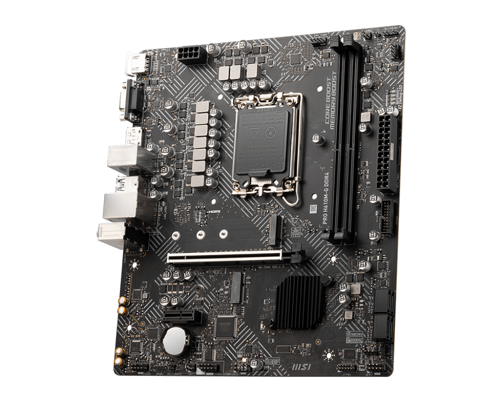 MSI PRO H610M-G DDR4 / mATX LGA1700 Dual DDR4 3200
