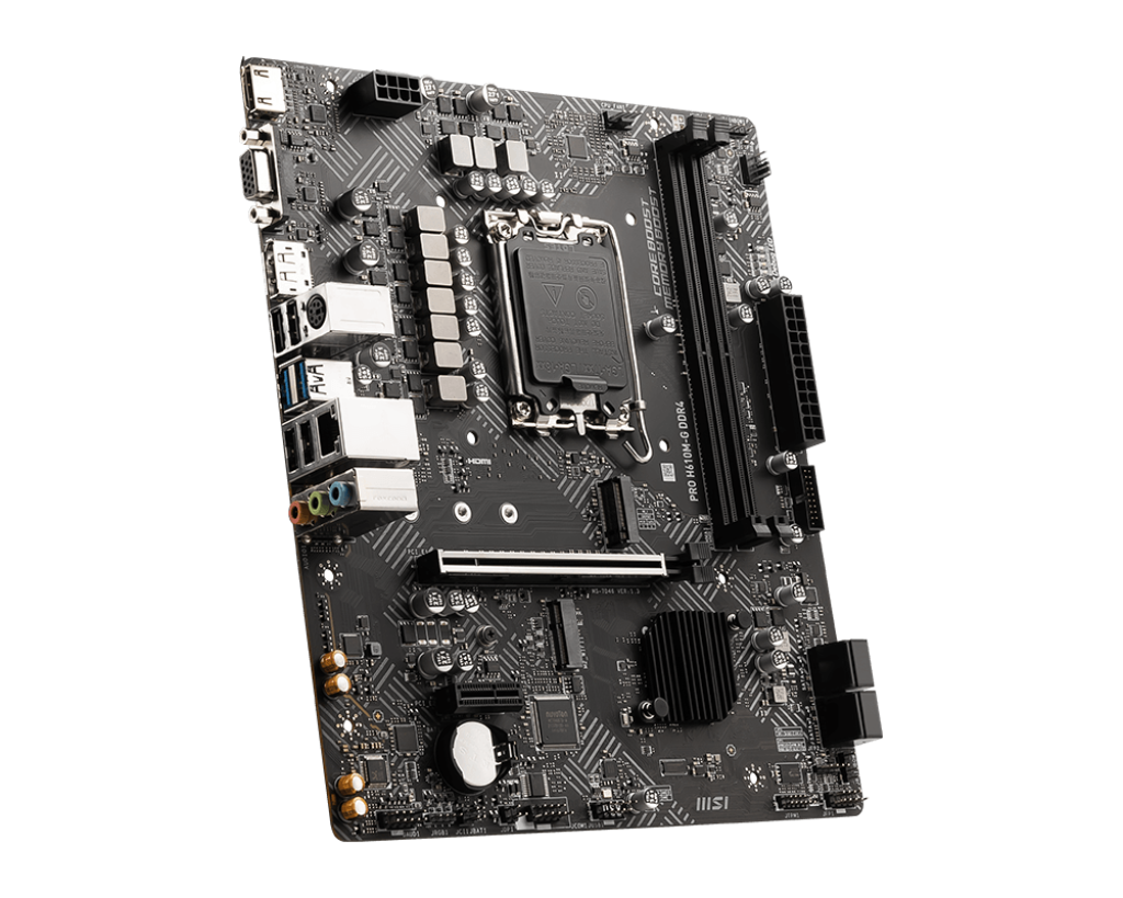 MSI PRO H610M-G DDR4 / mATX LGA1700 Dual DDR4 3200