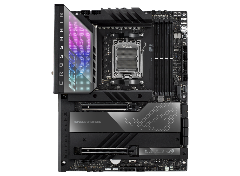 ASUS ROG CROSSHAIR X670E HERO / ATX AM5 DDR5 6400+
