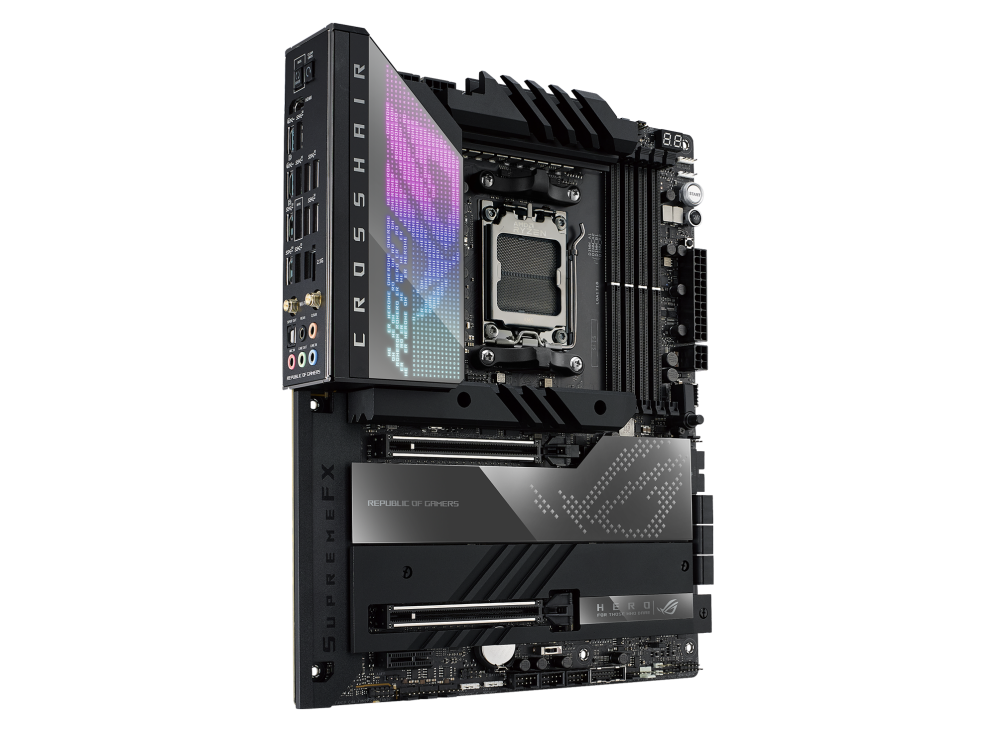 ASUS ROG CROSSHAIR X670E HERO / ATX AM5 DDR5 6400+