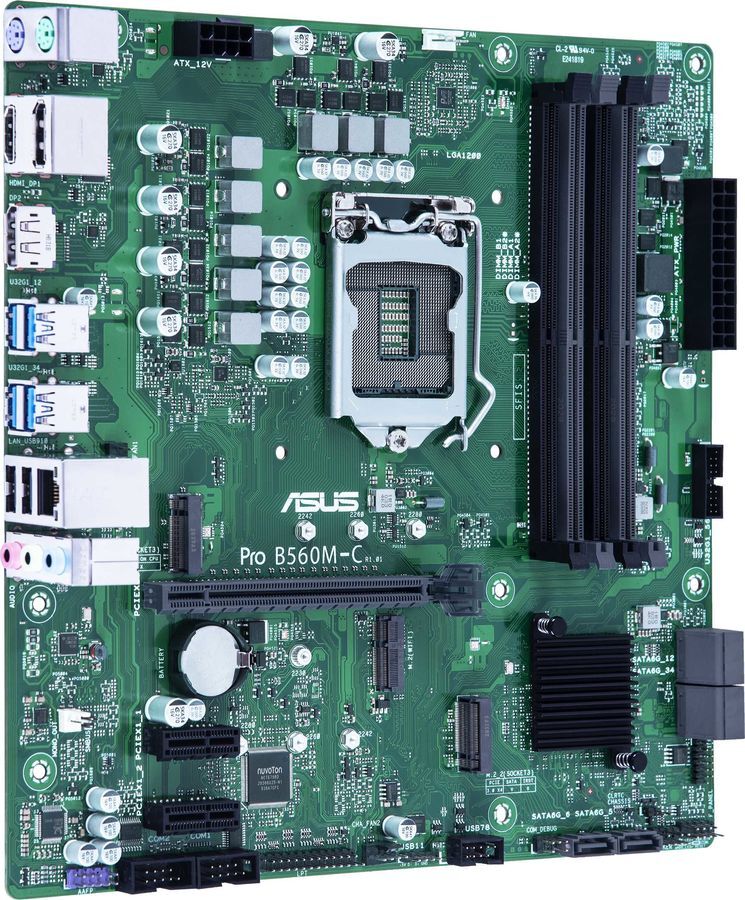 ASUS PRO B560M-C/CSM / microATX LGA1200 Dual DDR4 4600