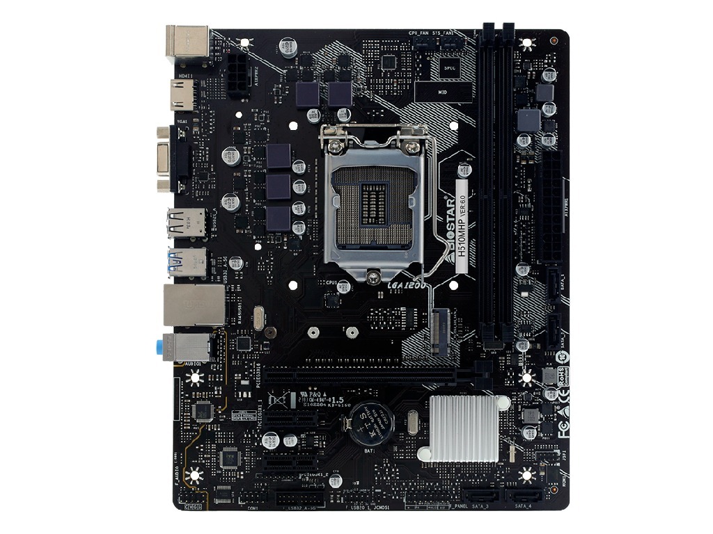 Biostar H510MHP 2.0 / mATX Socket1200 DDR4 3200