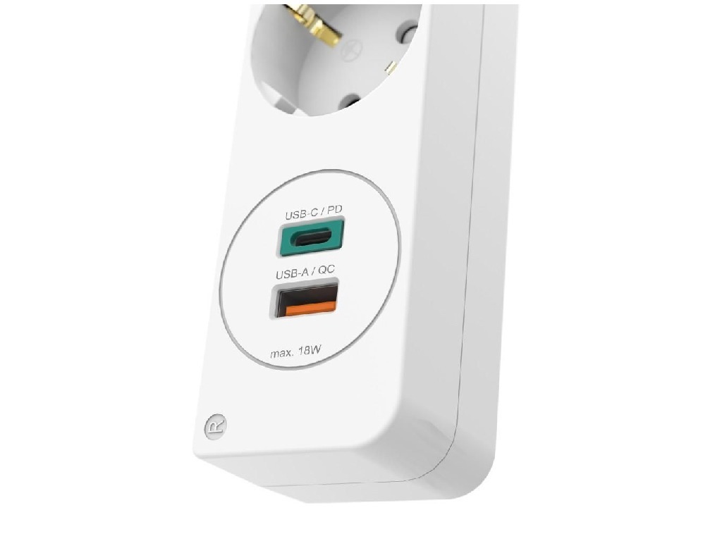 HAMA Power Strip / 18W 133757