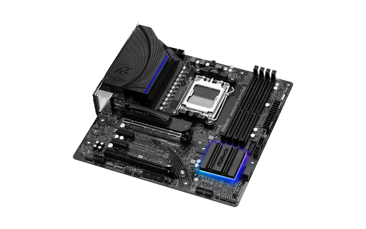 ASRock B650M PG RIPTIDE / mATX AM5 DDR5 6200
