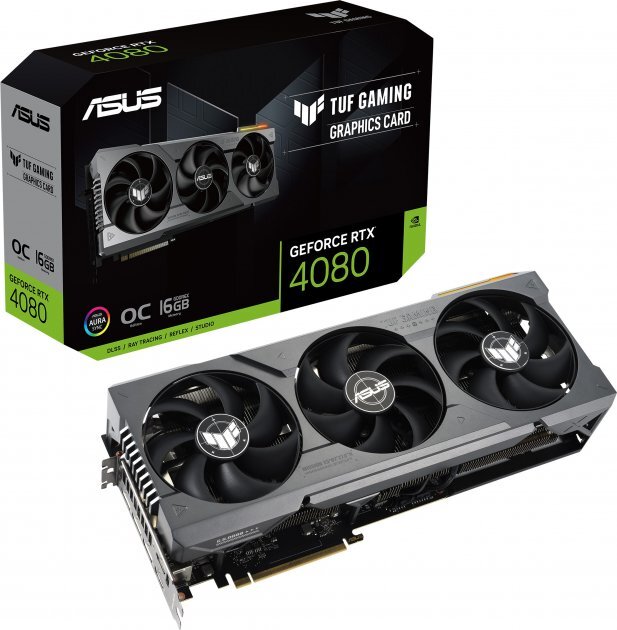 ASUS GeForce RTX 4080 16GB GDDR6X TUF Gaming 256bit / TUF-RTX4080-O16G-GAMING