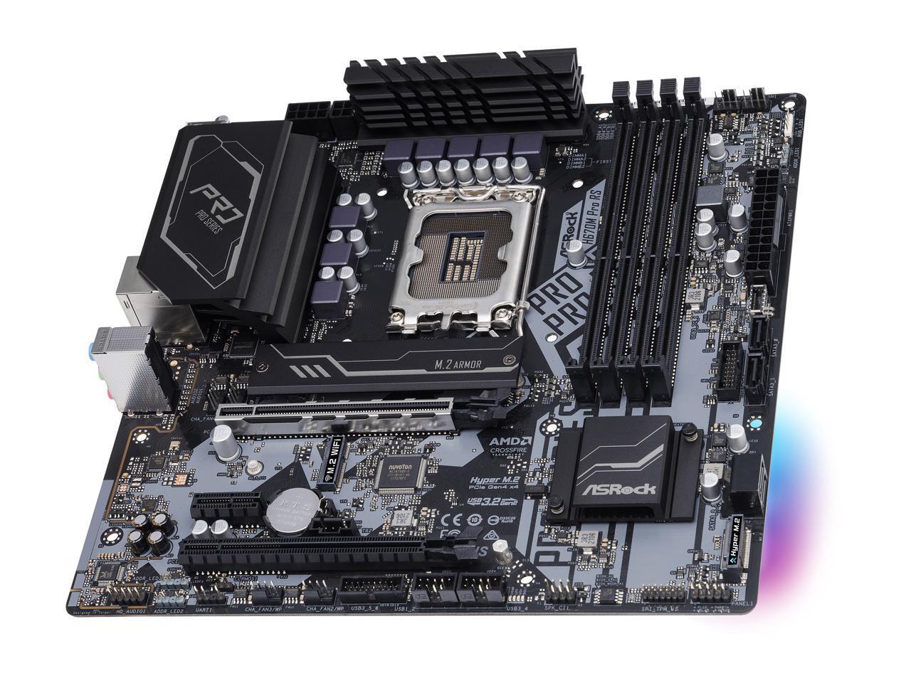 ASRock H670M PRO RS / mATX LGA1700 DDR4 4800