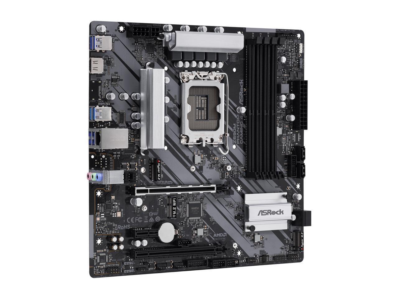 ASRock Z690M PHANTOM GAMING 4 / mATX LGA1700 DDR4 4800