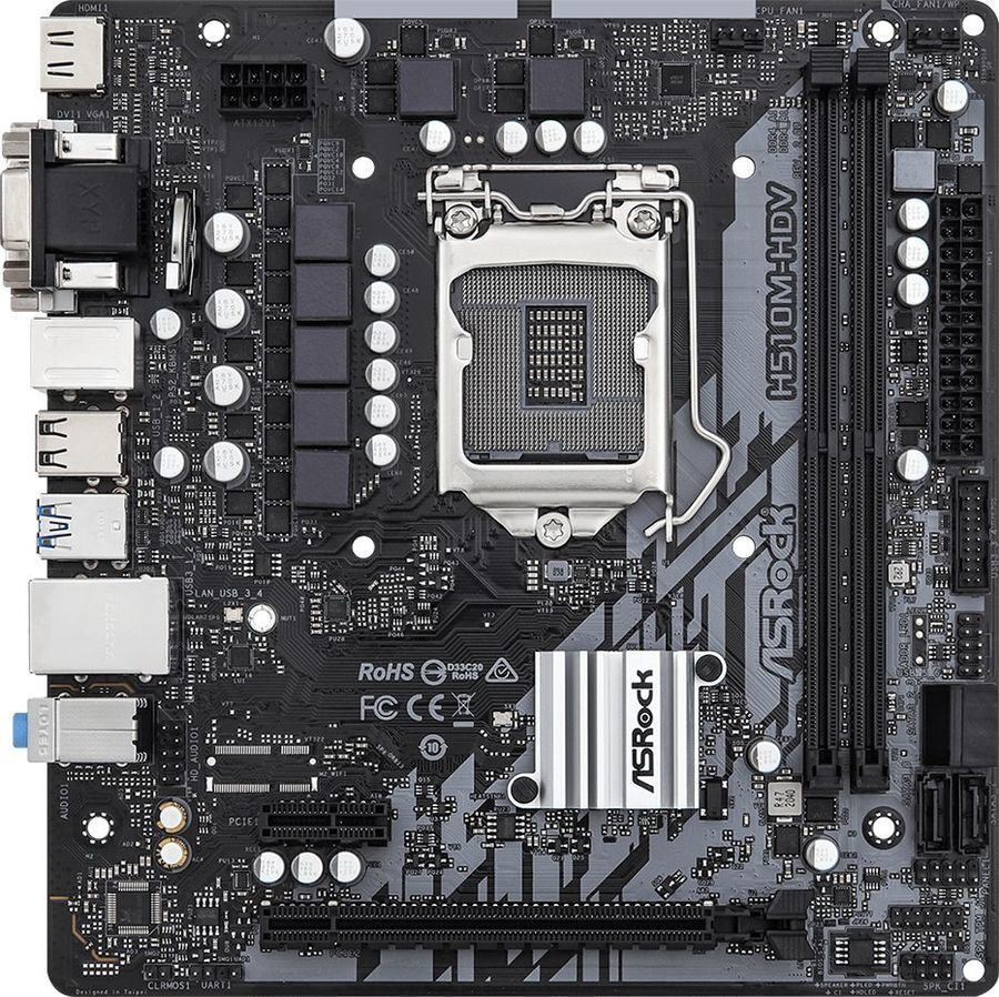 ASRock H510M-HDV R2.0 / mATX S1200 DDR4 3200